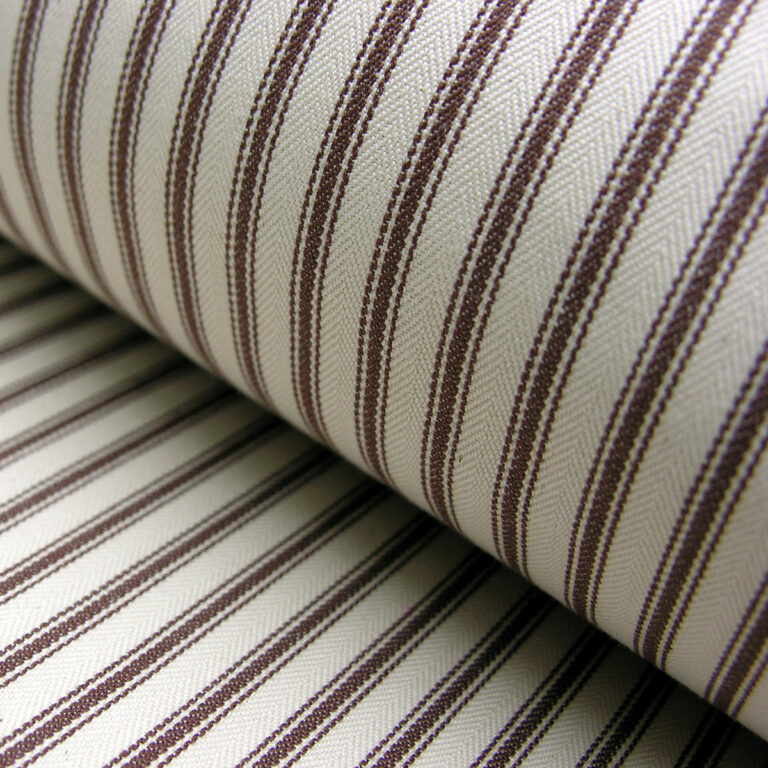 Ticking Fabric brown