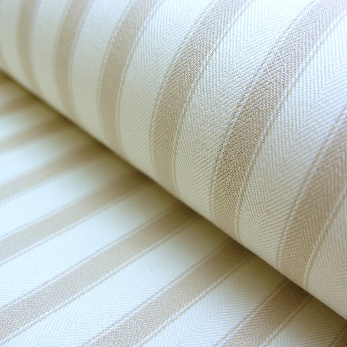 Ticking Fabric Large - Cream - Image 1