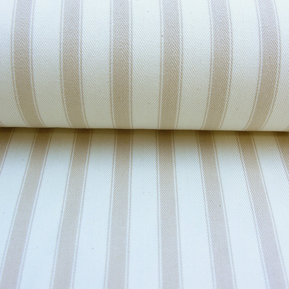 Ticking Fabric Large - Cream - Image 3