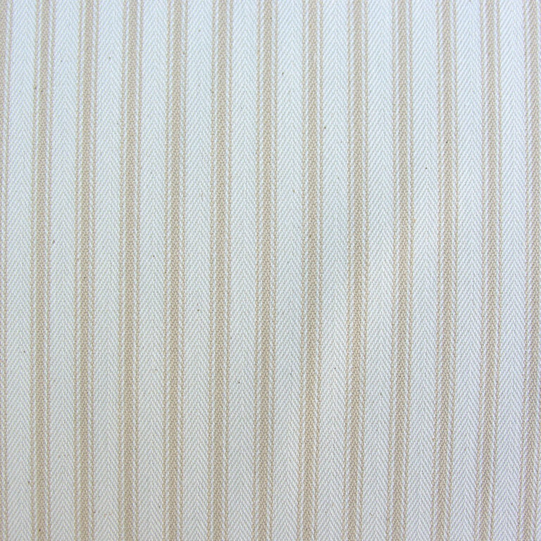 Ticking Fabric - Cream - Image 2