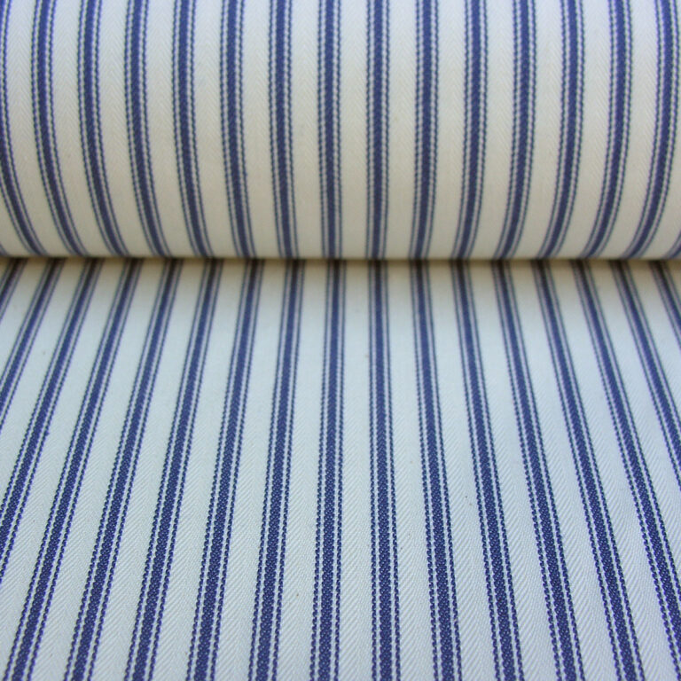 Ticking Fabric - Navy - Image 3