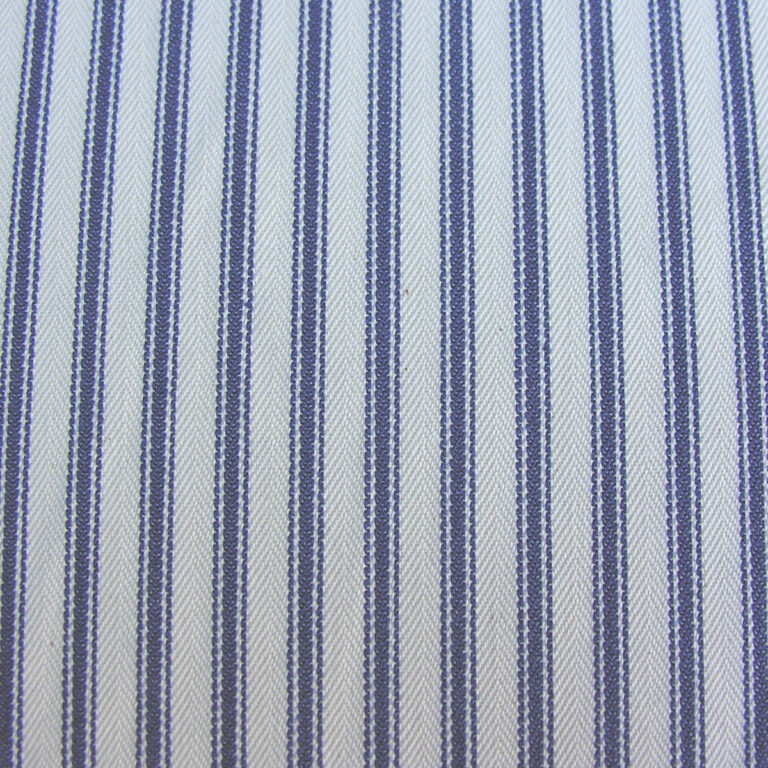 Ticking Fabric - Navy - Image 2