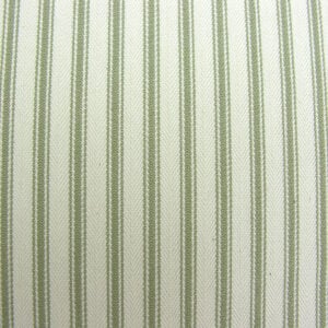 Green Ticking fabric for curtains