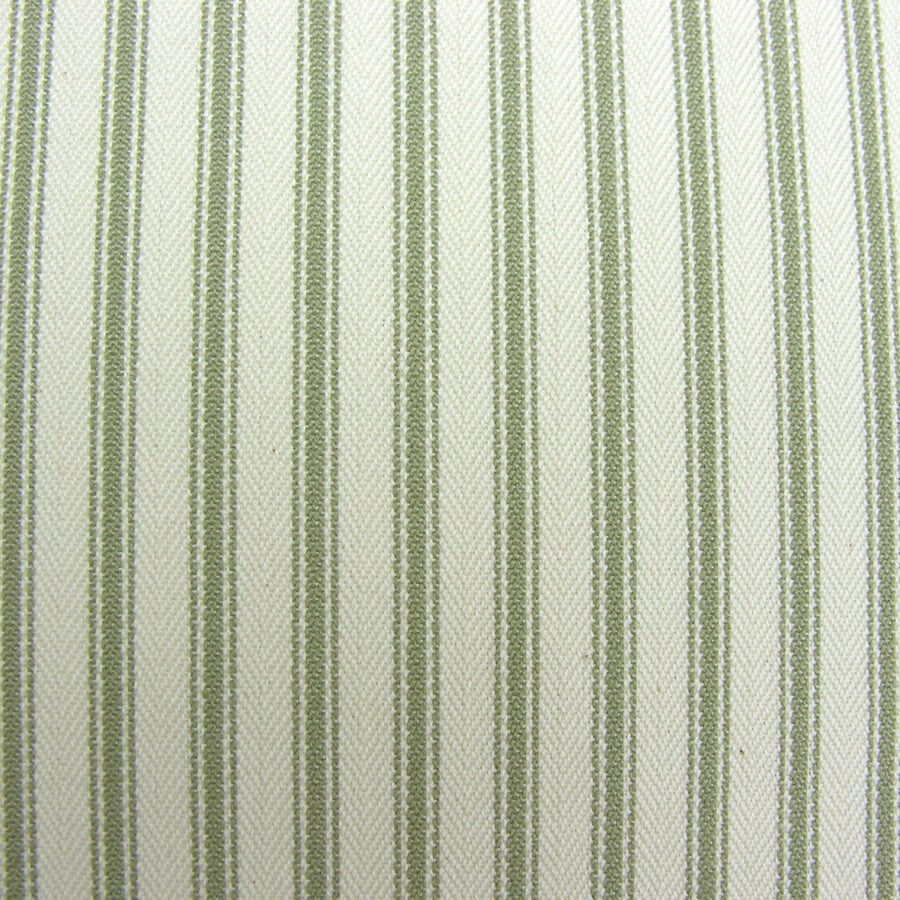 Green Ticking fabric for curtains