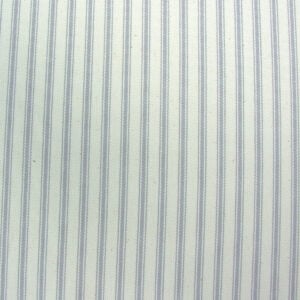 Ticking Fabric - Silver Grey - Image 2