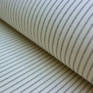 Cotton Lining Stripe - Black