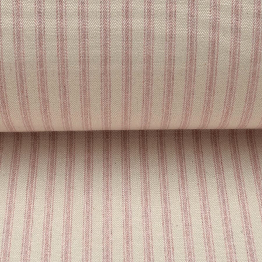 Ticking Fabric Large - Pink