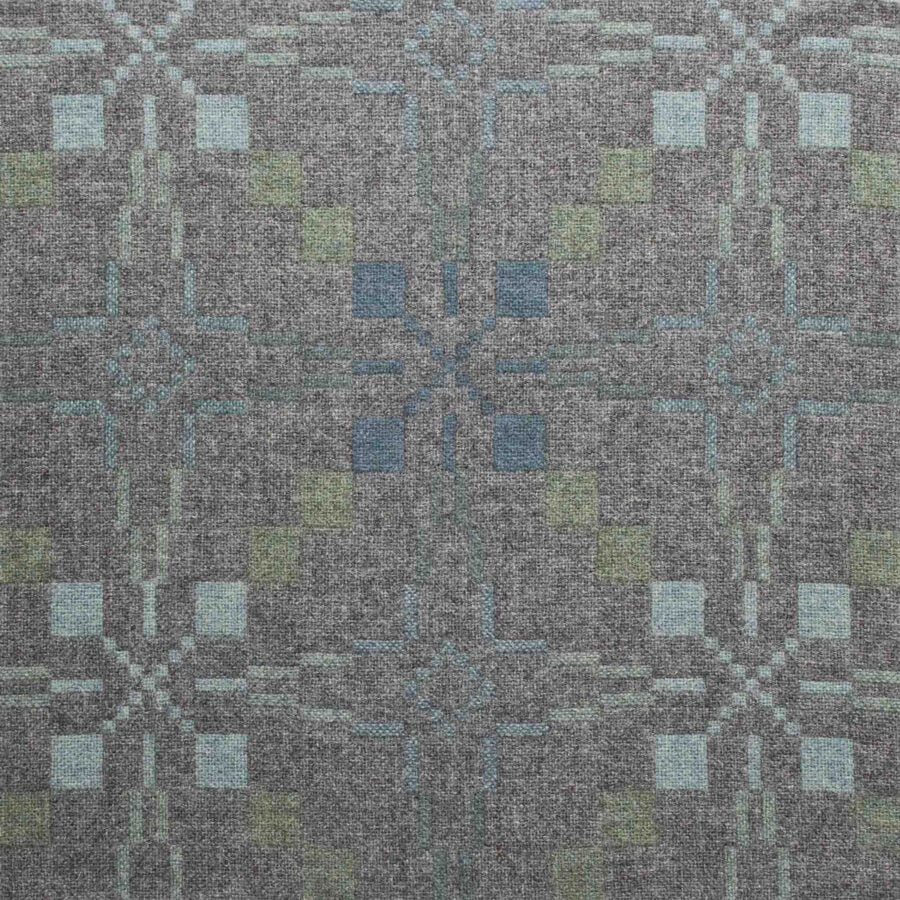Vintage Star Welsh Throw - Slate