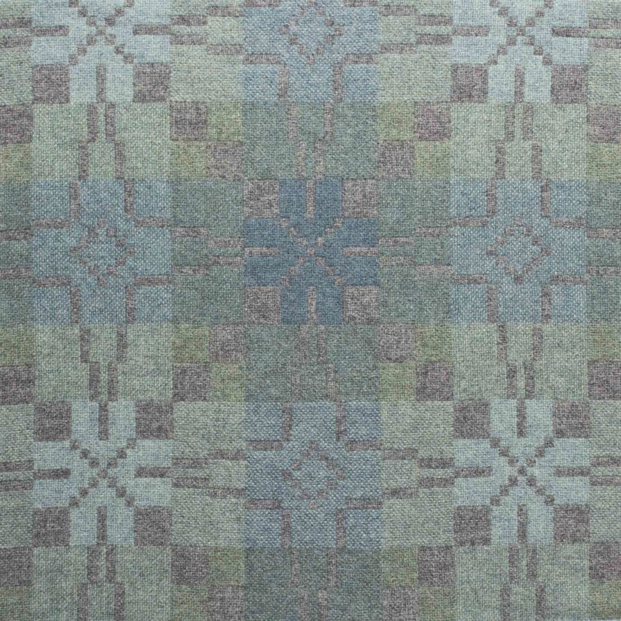 Vintage Star Welsh Throw - Slate