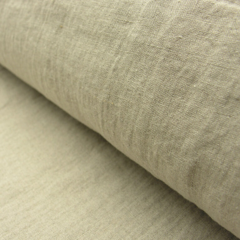 Wide width 100% Linen fabric. With a soft ‘washed linen’ finish for curtains and roman blinds where a less formal appearance is desired.