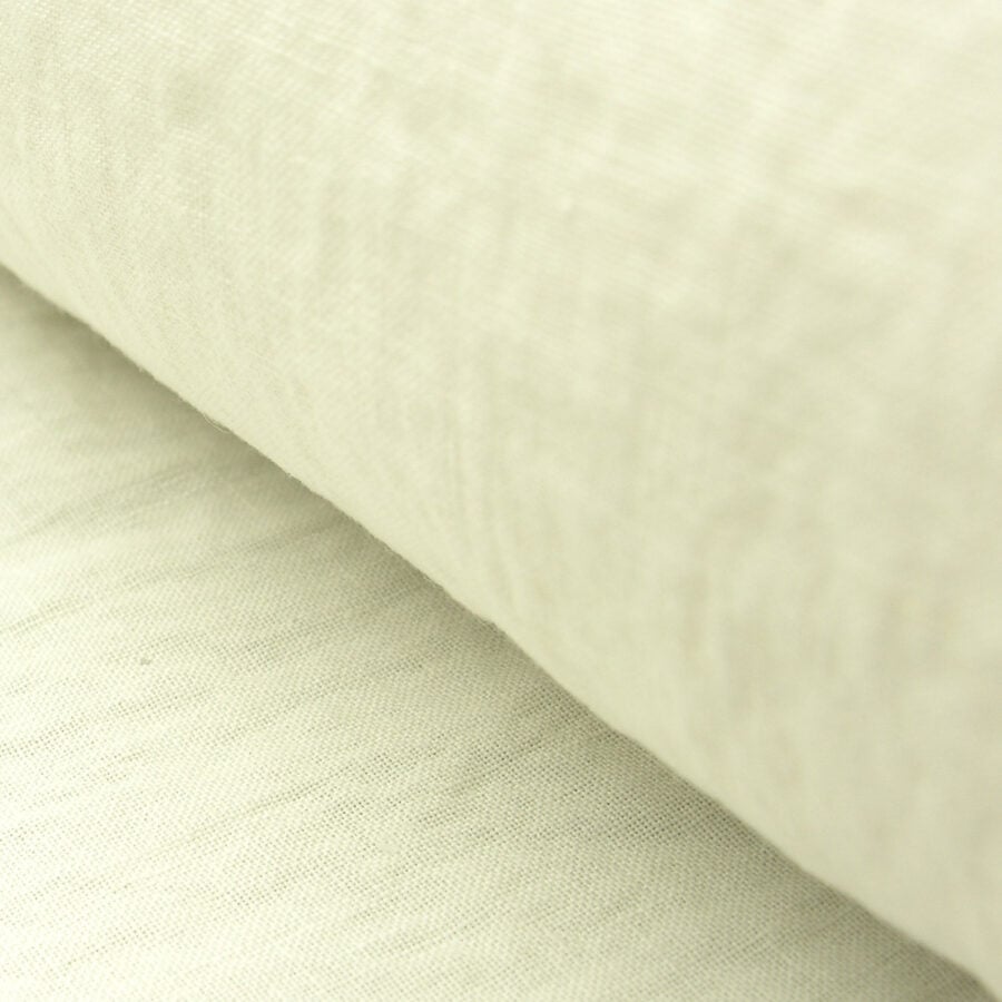 Wide Washed Linen - Off White