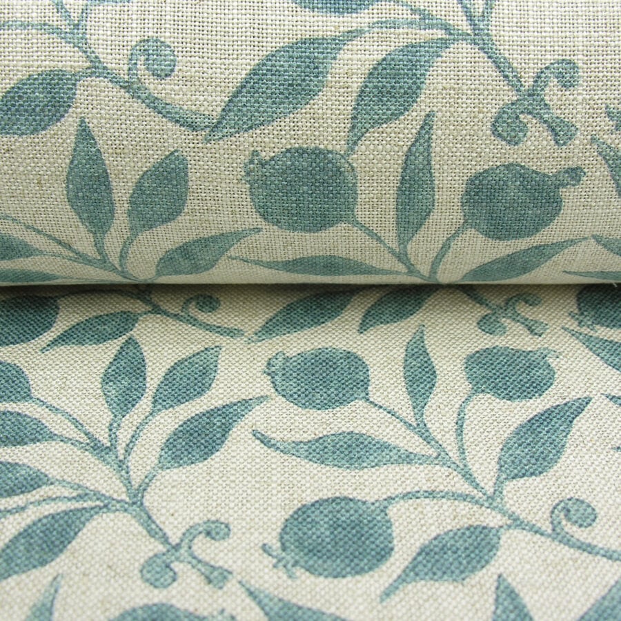 William Morris Rosehip - Mineral Blue