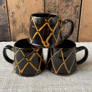 Erica Taylor Low Mug - Black Diamond ETM3 - Image 1