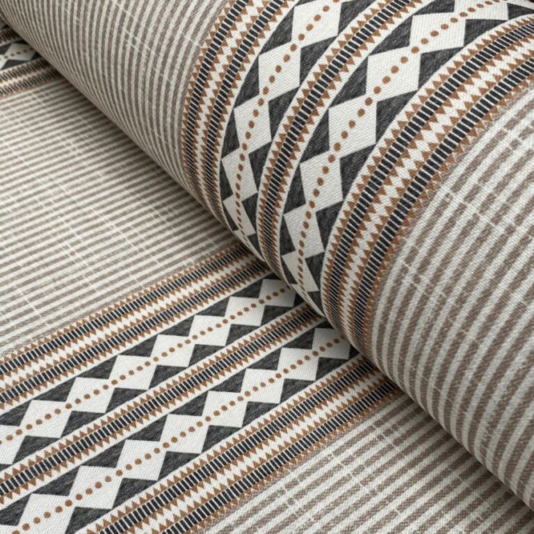 Extra Wide Aztec Stripe - Natural