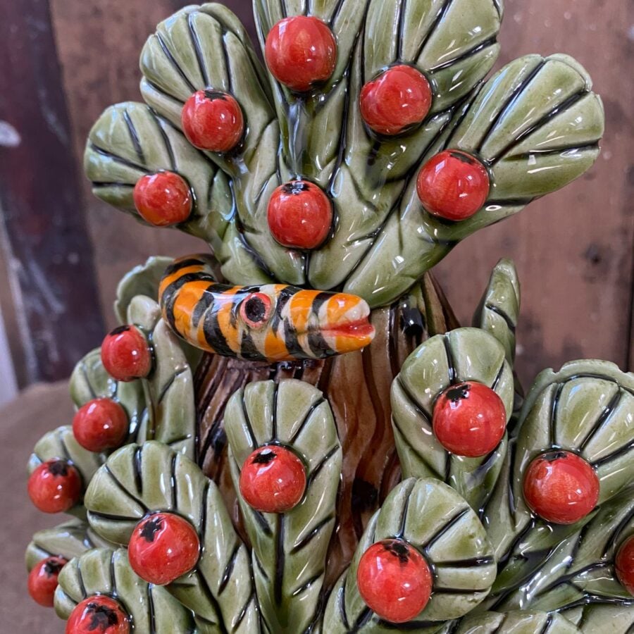 Paul Young Slipware Temptation Serpent Striped Base