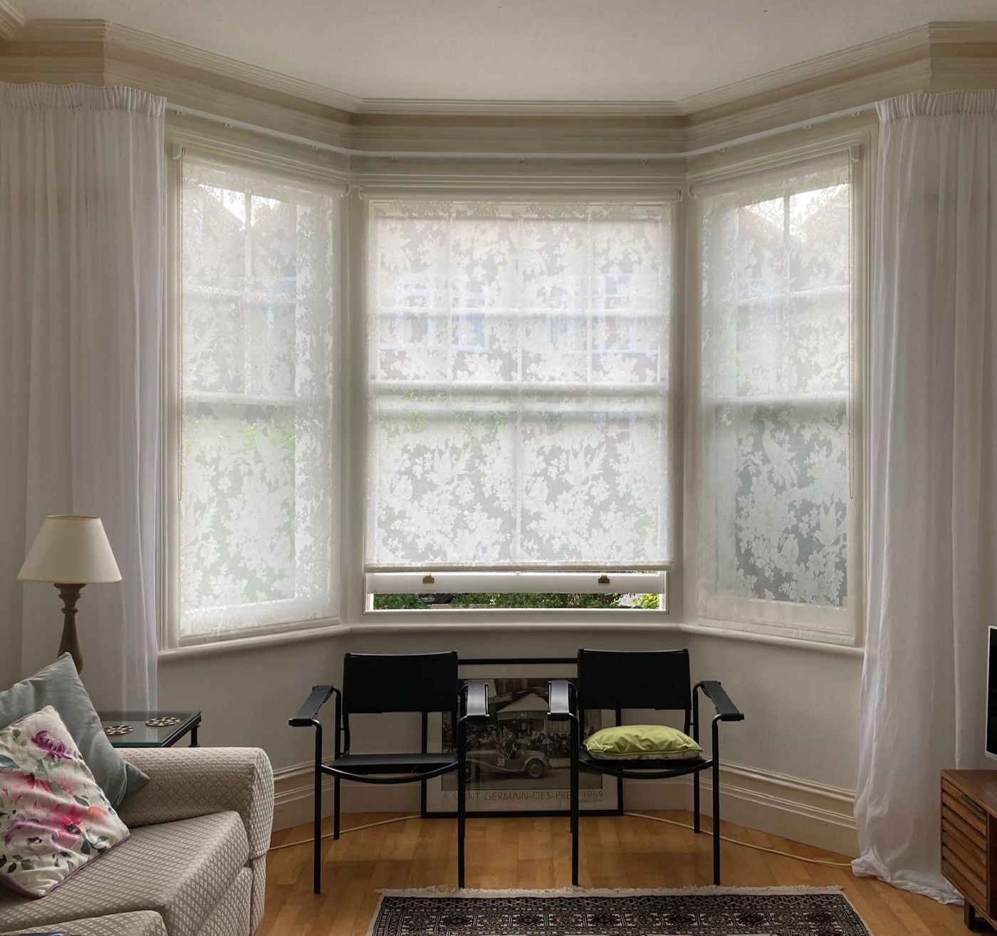 Sheer Roller Blind Fabric Ivory