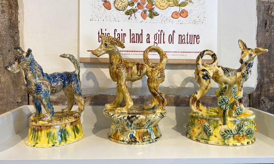 Mark Hearld ceramic Hounds