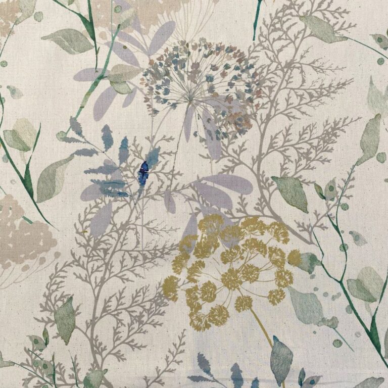 Cottage Garden Duckegg and Gold - Image 4