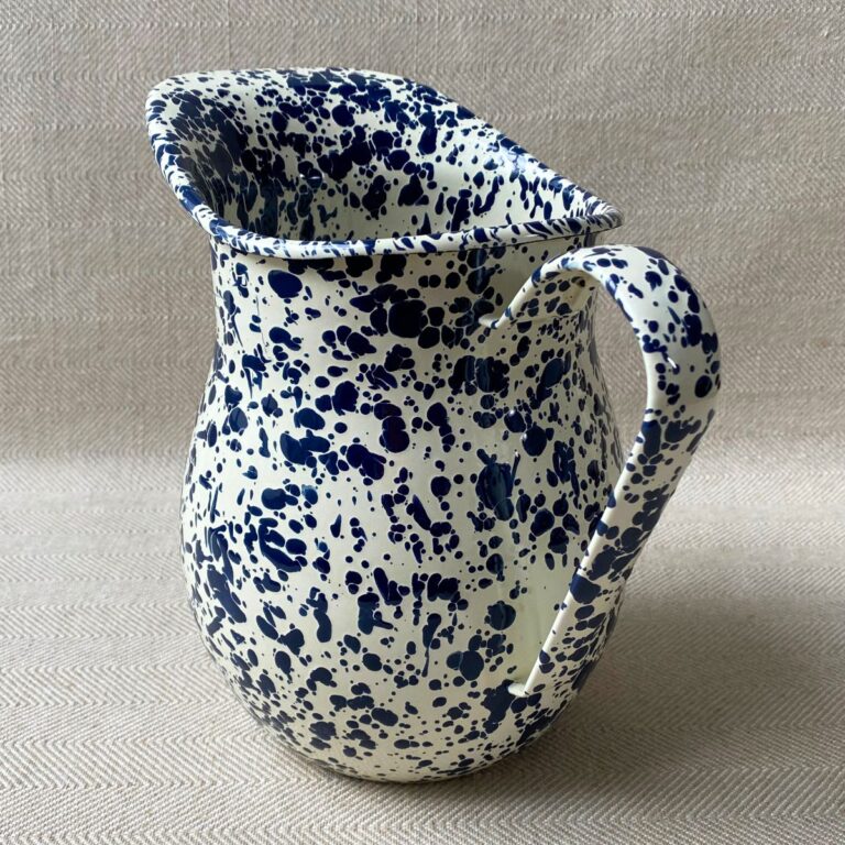 Enamelware Splatter Pitcher Tinsmiths Ledbury