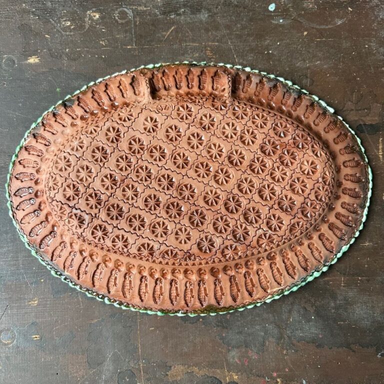 Sophy Mackeith Feathered Platter SMPF2 - Image 3