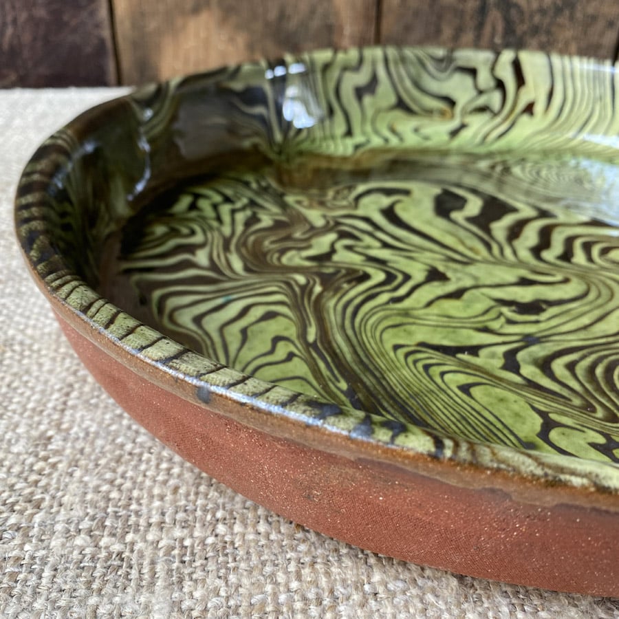 Patia Davis Round Baker - Green PTBM