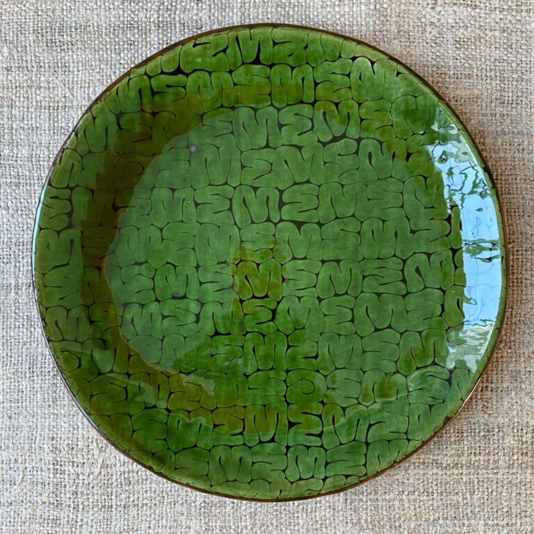Patia Davis Dinner Plate - Green PTDP2 - Image 3