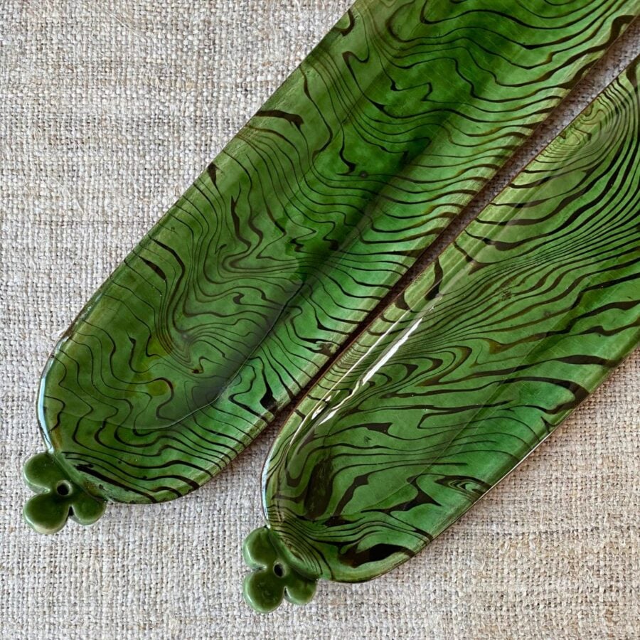 Patia Davis Slim Oval Platter - Green PALO2
