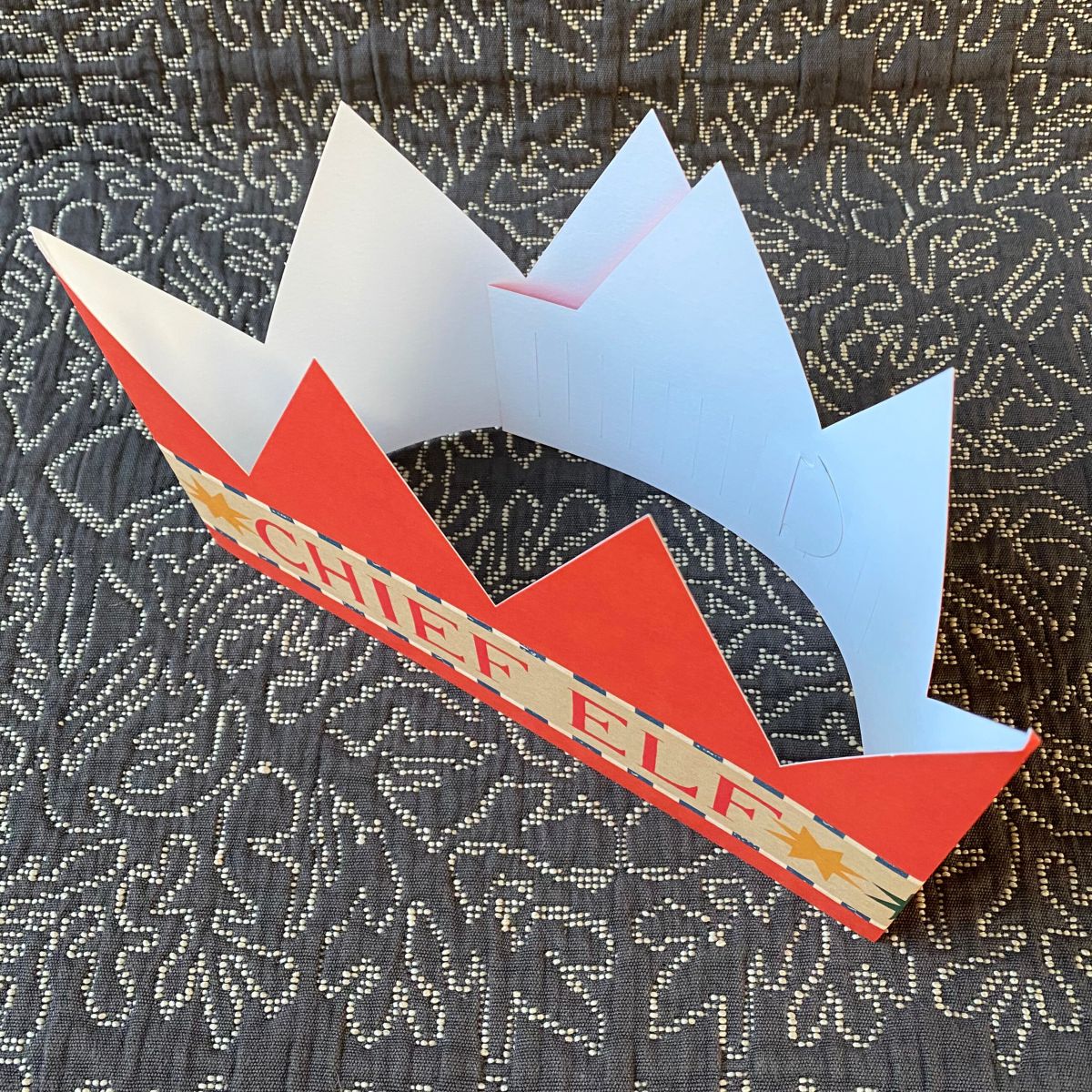 Christmas Crown Card Chief Elf - Image 3