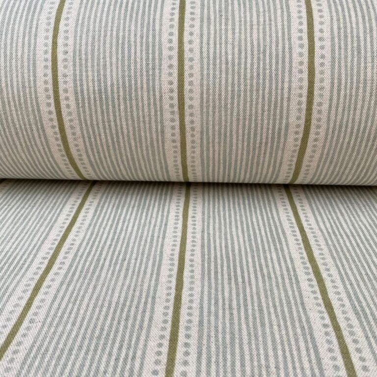Extra Wide Avebury Stripe Duckegg & Olive - Image 3