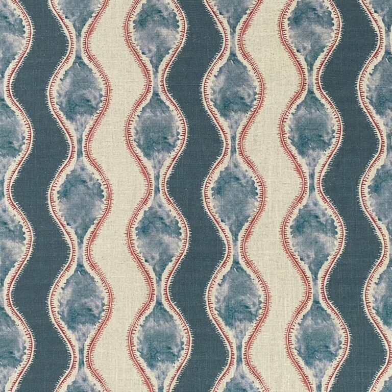 Sissinghurst Stripe Print Fabric Cloth Tinsmiths Ledbury