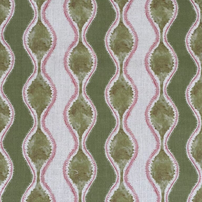 Sissinghurst Stripe Print Fabric Cloth Tinsmiths Ledbury