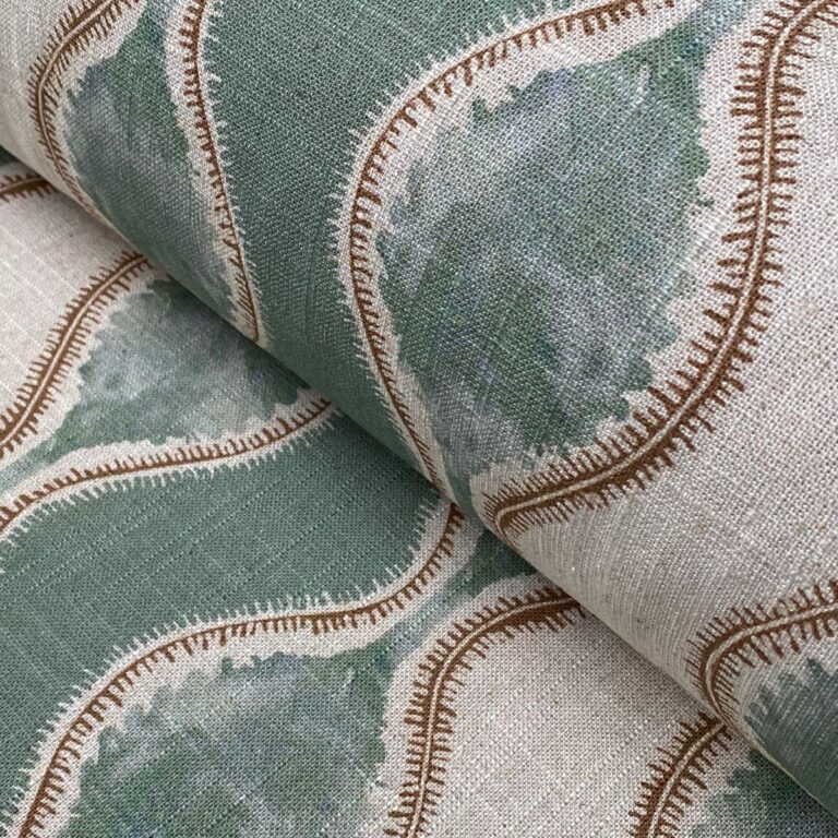 Sissinghurst Stripe Print Fabric Cloth Tinsmiths Ledbury