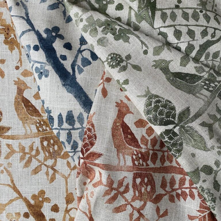 Tinsmiths Oxiana Extra Wide Fabric Burnt Umber