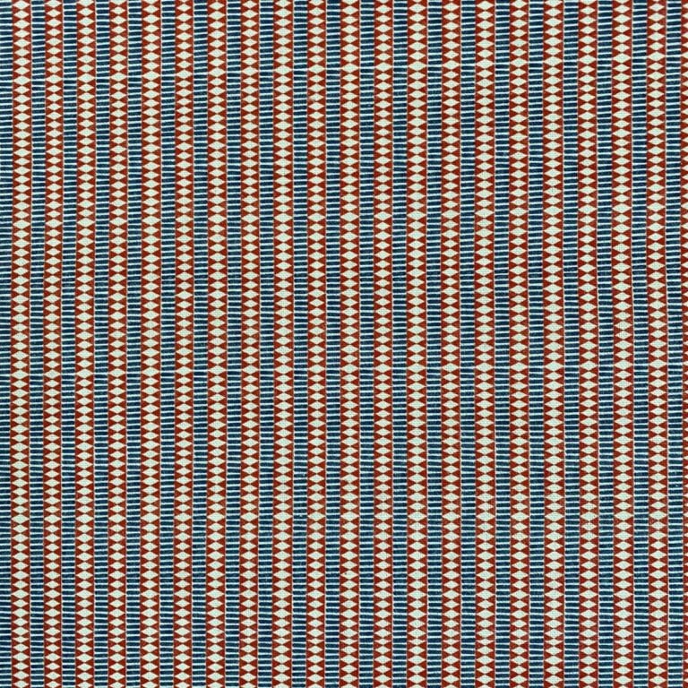 Mexica Stripe Red & Indigo - Image 2