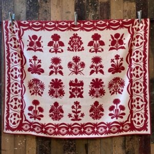 papercut flowers Wool Blanket Tinsmiths Ledbury