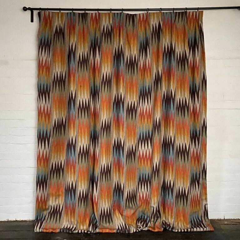 Single curtain in Zhivago Linen from Tinsmiths of Ledbury