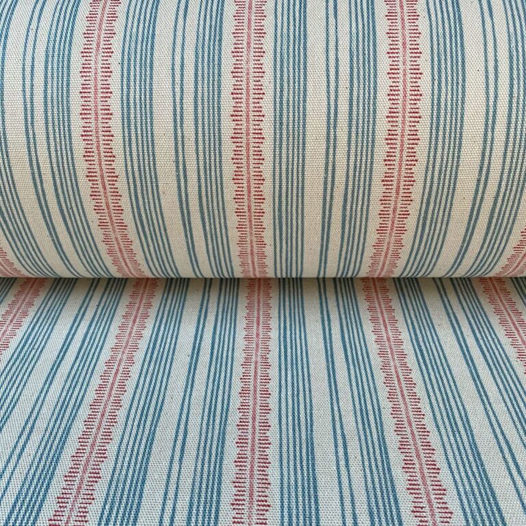 Feather Stripe Strawberry & Blue - Image 3