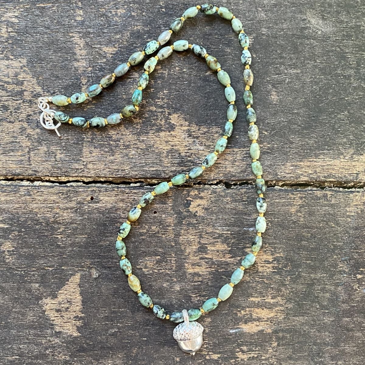 African Turquoise Necklace CDLT 3/18a - Image 3