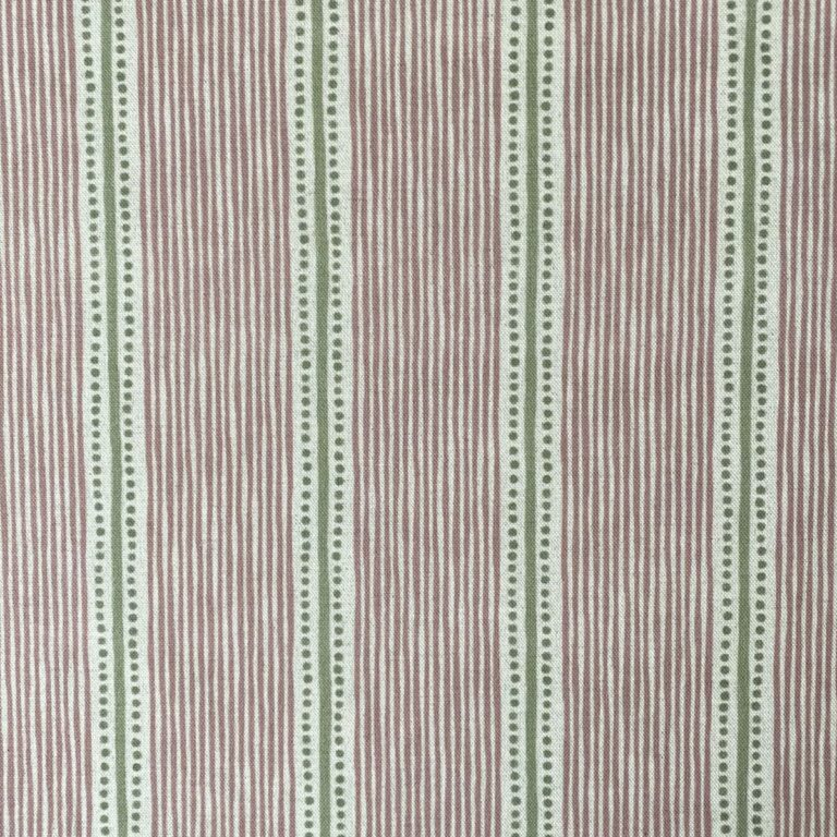 Extra Wide Avebury Stripe Carnation Pink & Sage - Image 2