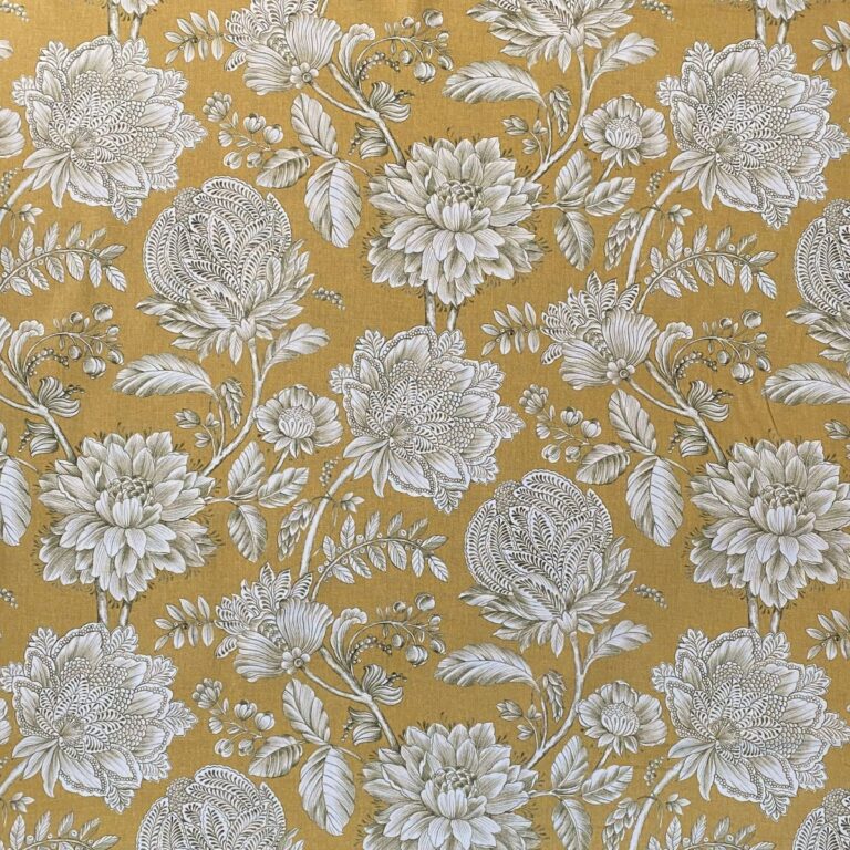 Extra Wide Falabella fabric in mustard on a roll