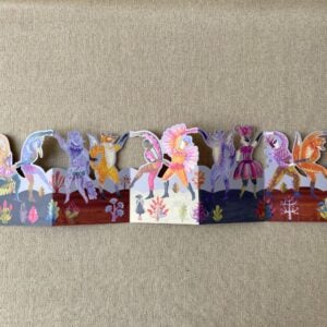 Sarah Young Carnival Dancers Folding Card