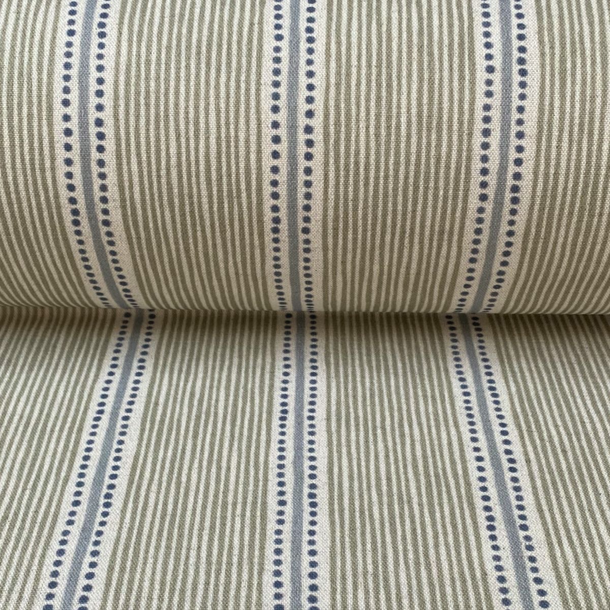 Extra Wide Avebury Stripe Sage & Indigo - Image 3