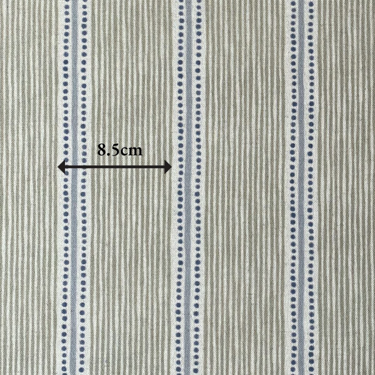 Extra Wide Avebury Stripe Fabric Sage & Indigo