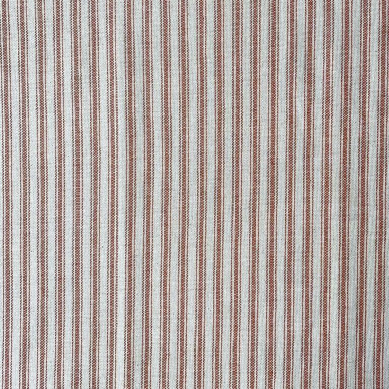 Extra Wide Hector Ticking Stripe - Brick - Image 2