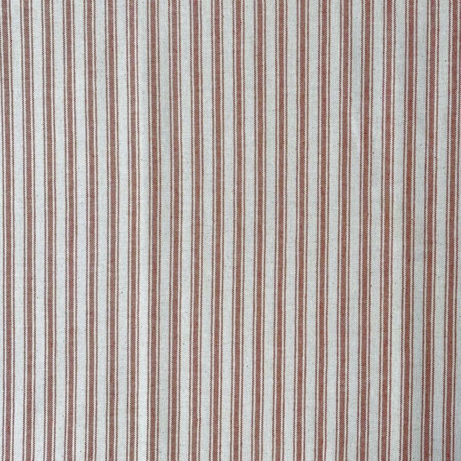 Extra Wide Hector Ticking Stripe - Brick