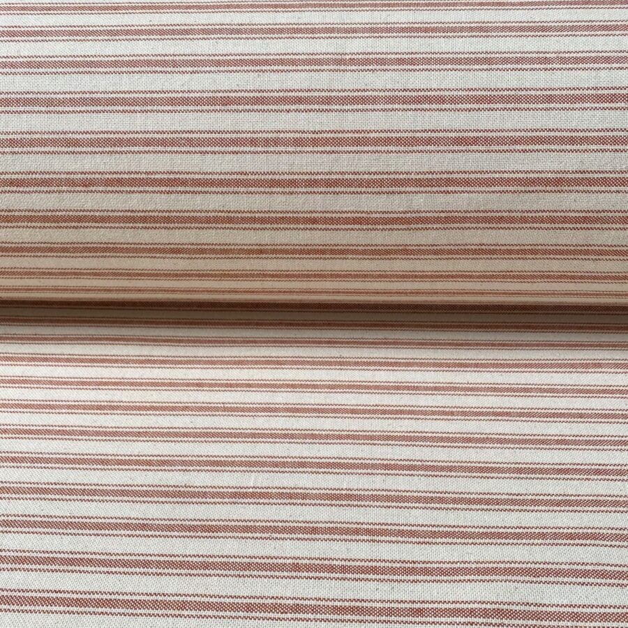Extra Wide Hector Brick Fabric