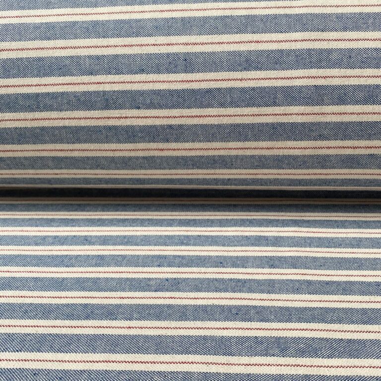 Extra Wide Trophy Stripe Indigo & Red - Image 3