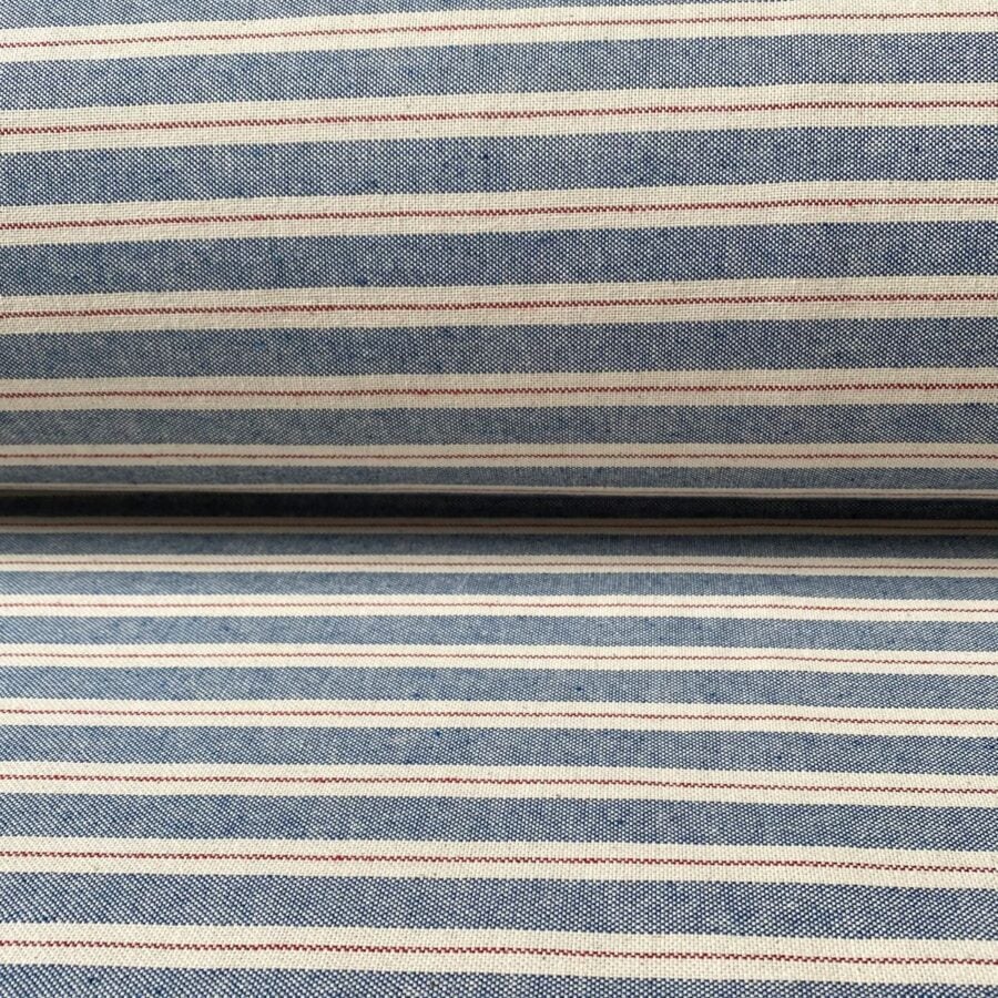 Extra Wide Trophy Stripe Indigo & Red