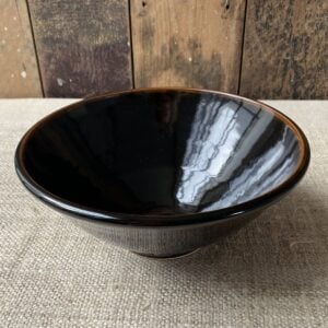 Stuart Houghton Large Deep Bowl in dark glaze