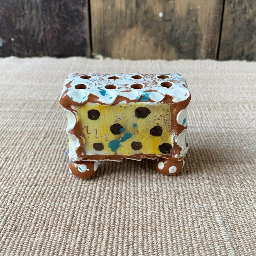 Sarah Monk Teeny Ceramic Flower Brick